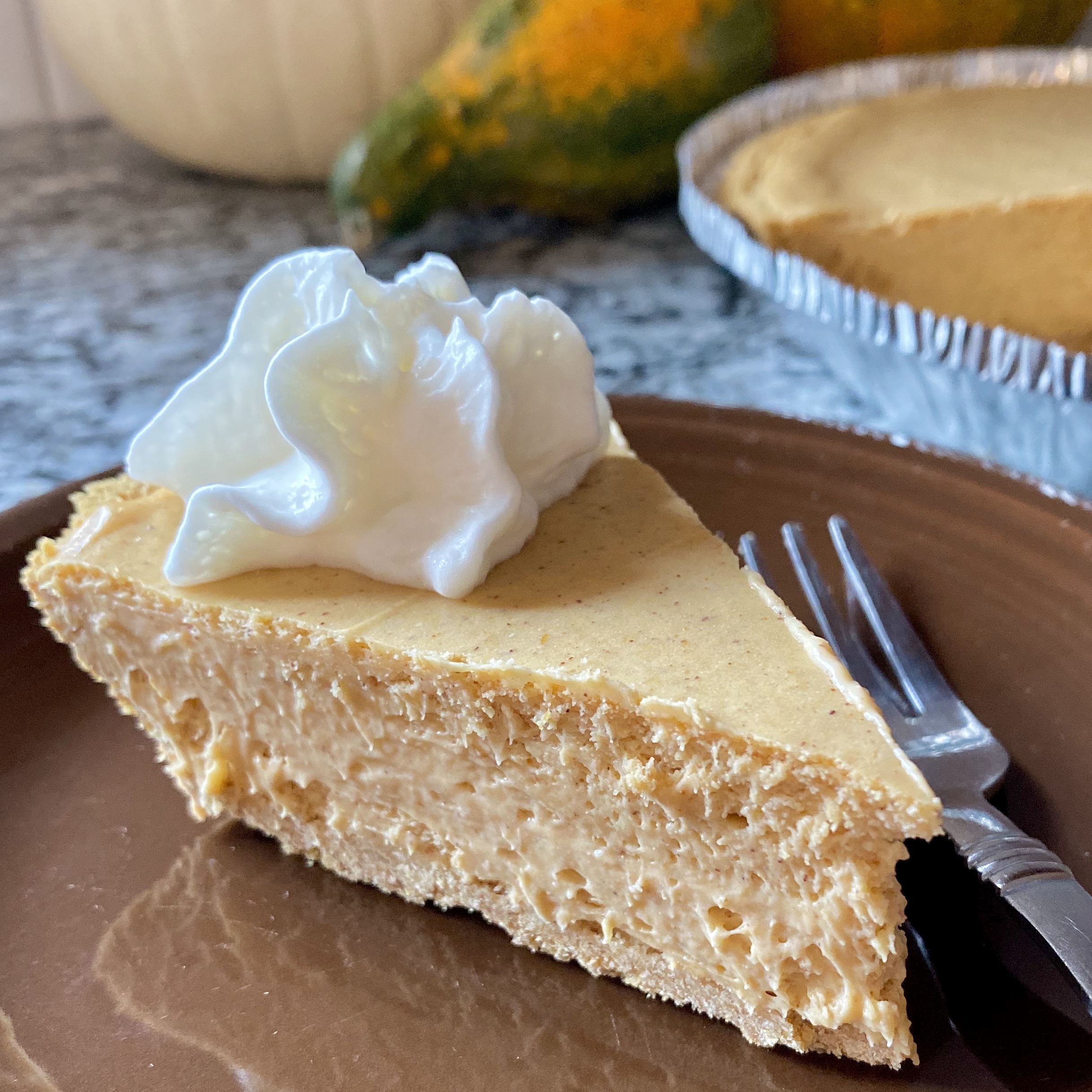 Egg Free Pumpkin Cheesecake - Safely Delish